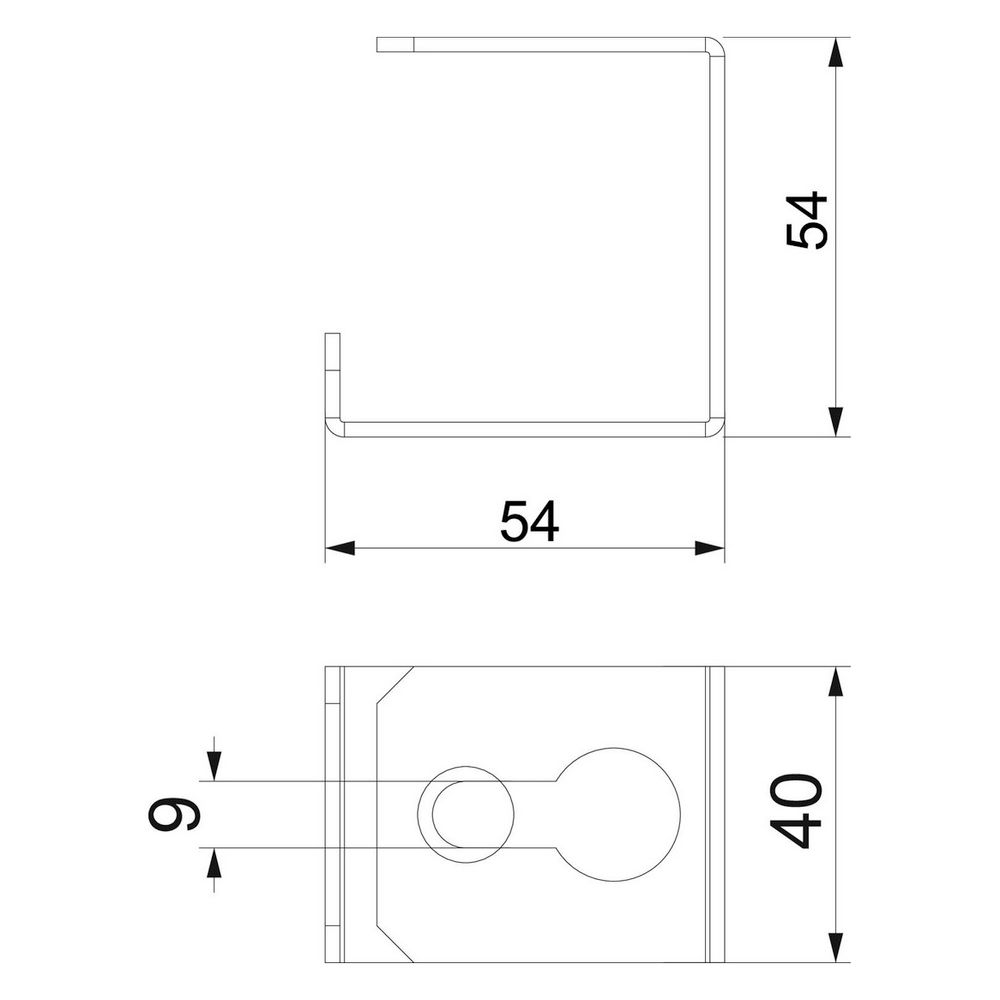 OBO Bettermann Installationsbügel BSKM-BD 0711, 70x110mm, Stahl, bandverzinkt... OBO-7216372 4012195917397 (Abb. 6)