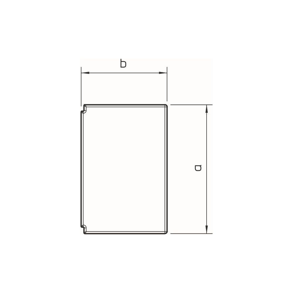 OBO Bettermann Endstück WDKH-E15030RW, 17x30mm, PC/ABS, Reinweiß, RAL9010... OBO-6175546 4012195934233 (Abb. 2)