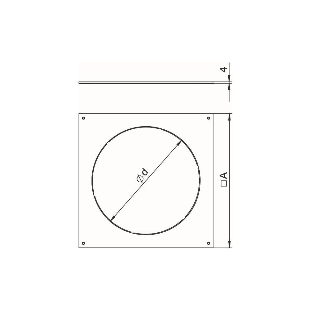 OBO Bettermann Montagedeckel DUG 350-3 R9, 383x383x4mm, Stahl, FS... OBO-7400549 4012195431565 (Abb. 3)
