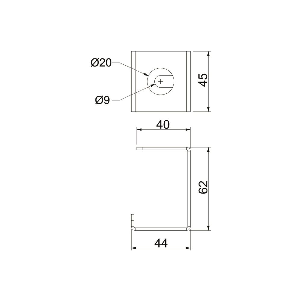 OBO Bettermann Kabelbügel PLM CB 0810 FS, 44x45x62mm... OBO-7218148 4012197310455 (Abb. 2)