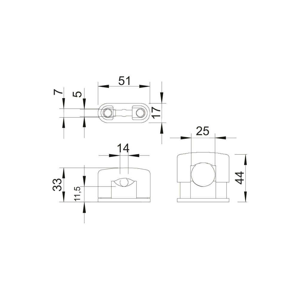 OBO Bettermann SOM-Schelle 3081, 15-25mm, Polystyrol, Lichtgrau RAL 7035... OBO-2124254 4012195196693 (Abb. 2)