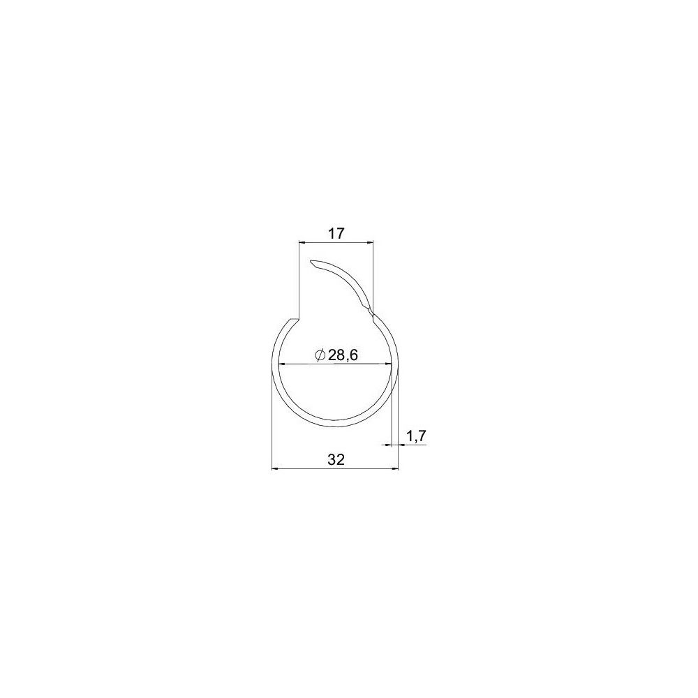 OBO Bettermann Quick-Pipe 2953 M32, M32 x 2000mm, PVC, Lichtgrau RAL7035... OBO-2153939 4012195025153 (Abb. 6)