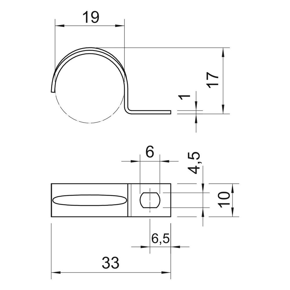OBO Bettermann Befestigungsschelle 604 19mm, 19mm, Stahl, galvanisch verzinkt... OBO-1003194 4012195001515 (Abb. 4)