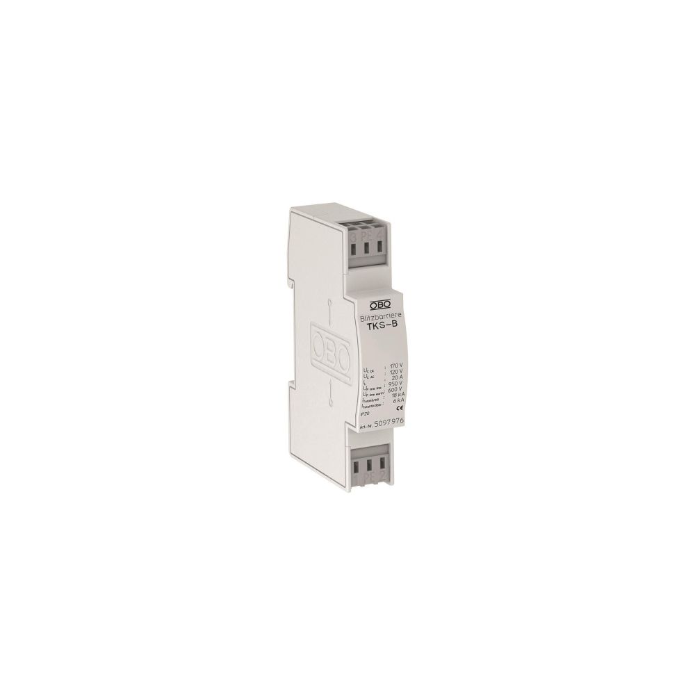 OBO Bettermann Überspannungsschutzschalter TKS-B, 170V DC, 120V AC, IP20... OBO-5097976 4012195578277 (Abb. 3)