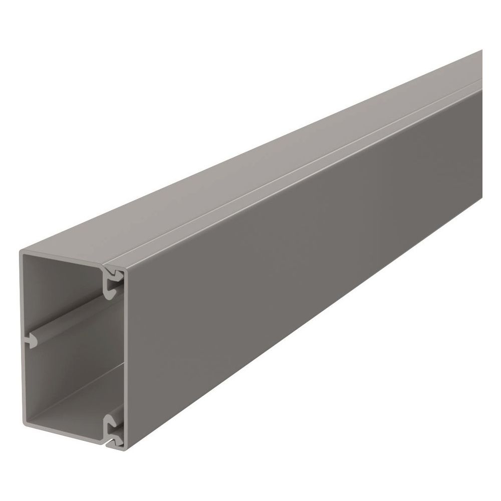 OBO Bettermann Leitungsführungskanal WDK 40x60x2.000mm, Bodenlochung, PVC, Grau... OBO-6025633 4012196029112 (Abb. 3)