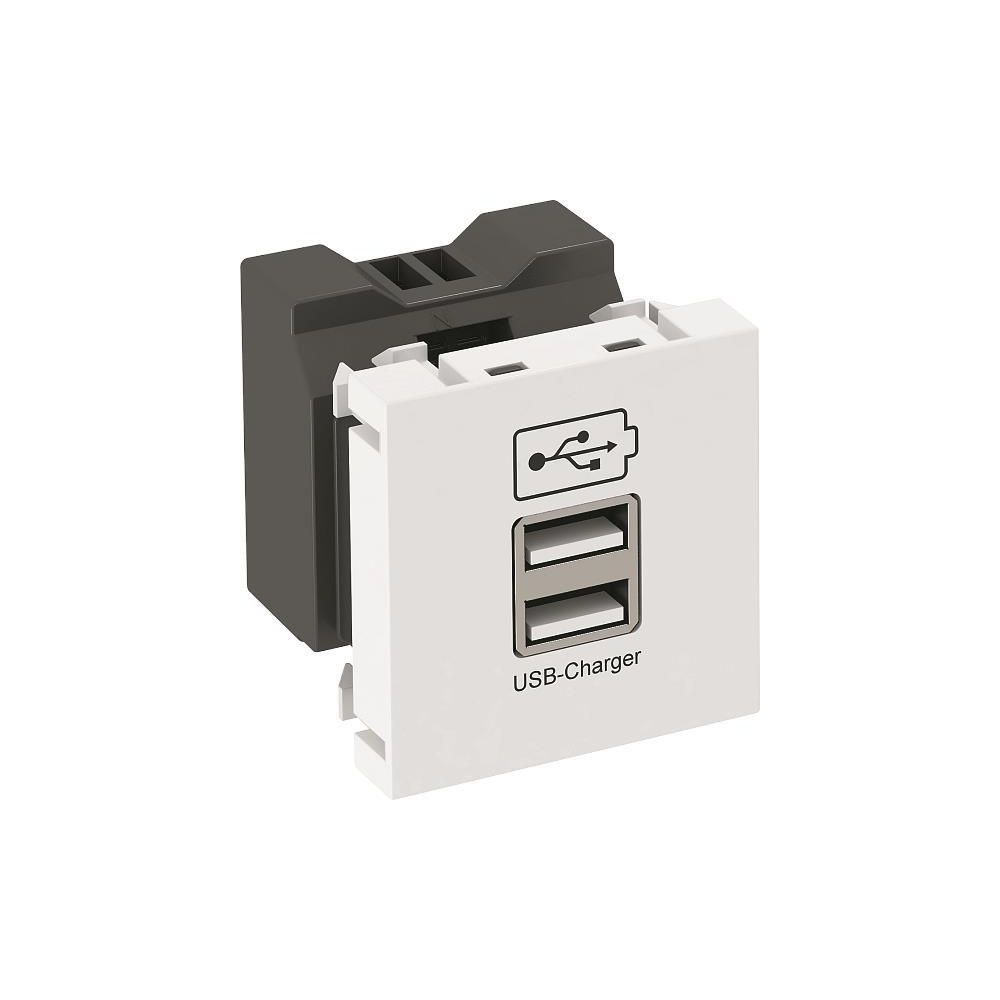 OBO Bettermann USB-Ladegerät MTG-2UC2.1, 45x45x45mm, IP20, Reinweiß... OBO-6105300 4012196594603 (Abb. 3)