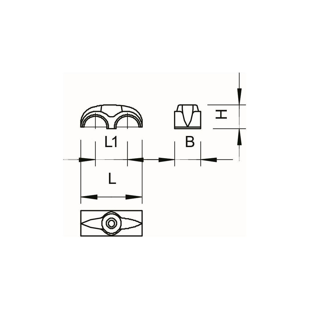 OBO Bettermann Doppel-ISO-Nagelschelle 3030 2, 7-11mm, Kunststoff, Lichtgrau... OBO-2213117 4012195213017 (Abb. 3)