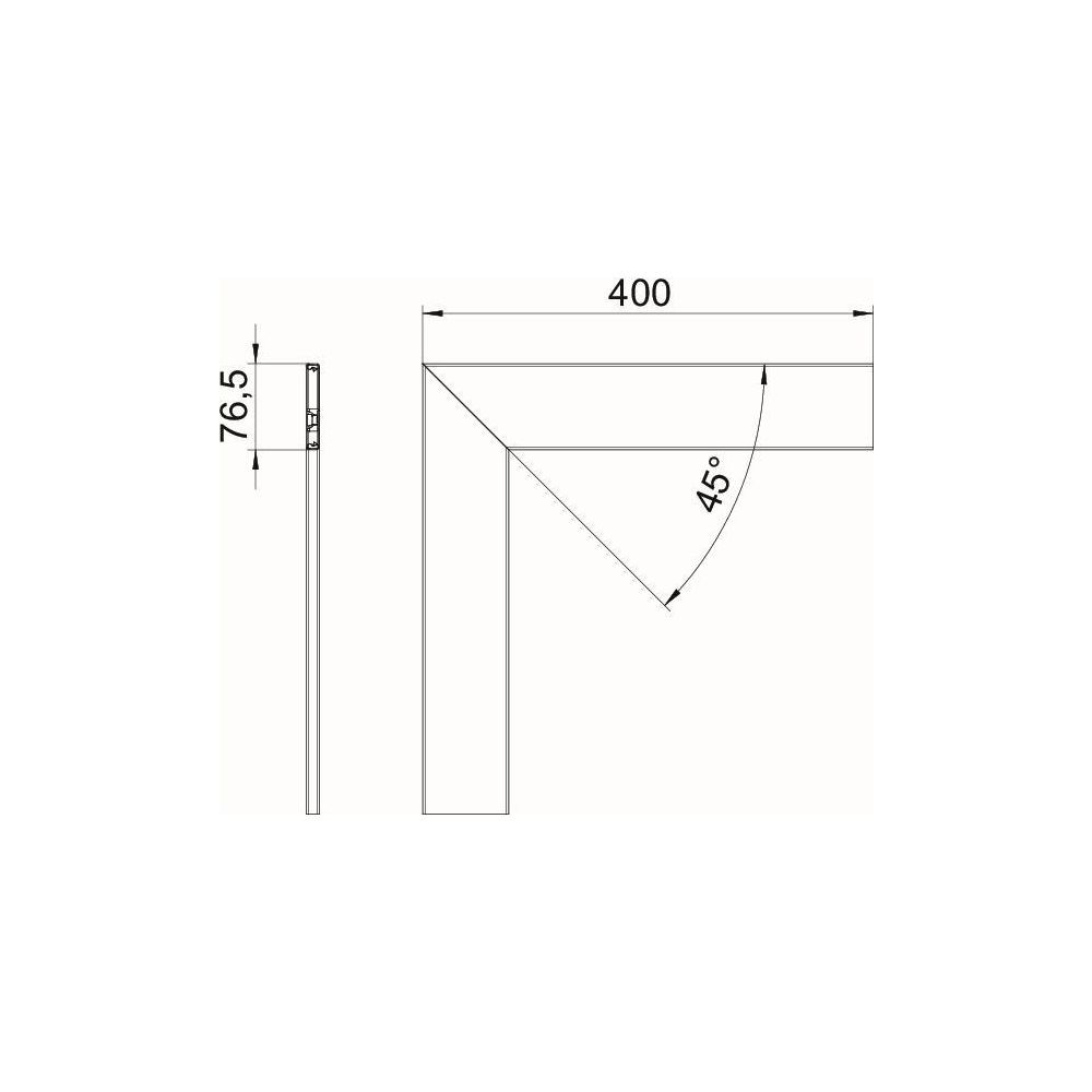 OBO Bettermann Oberteil Flachwinkel GK-OTGFRW, 76,5mm, PVC, Reinweiß RAL 9010... OBO-6274490 4012195656692 (Abb. 4)