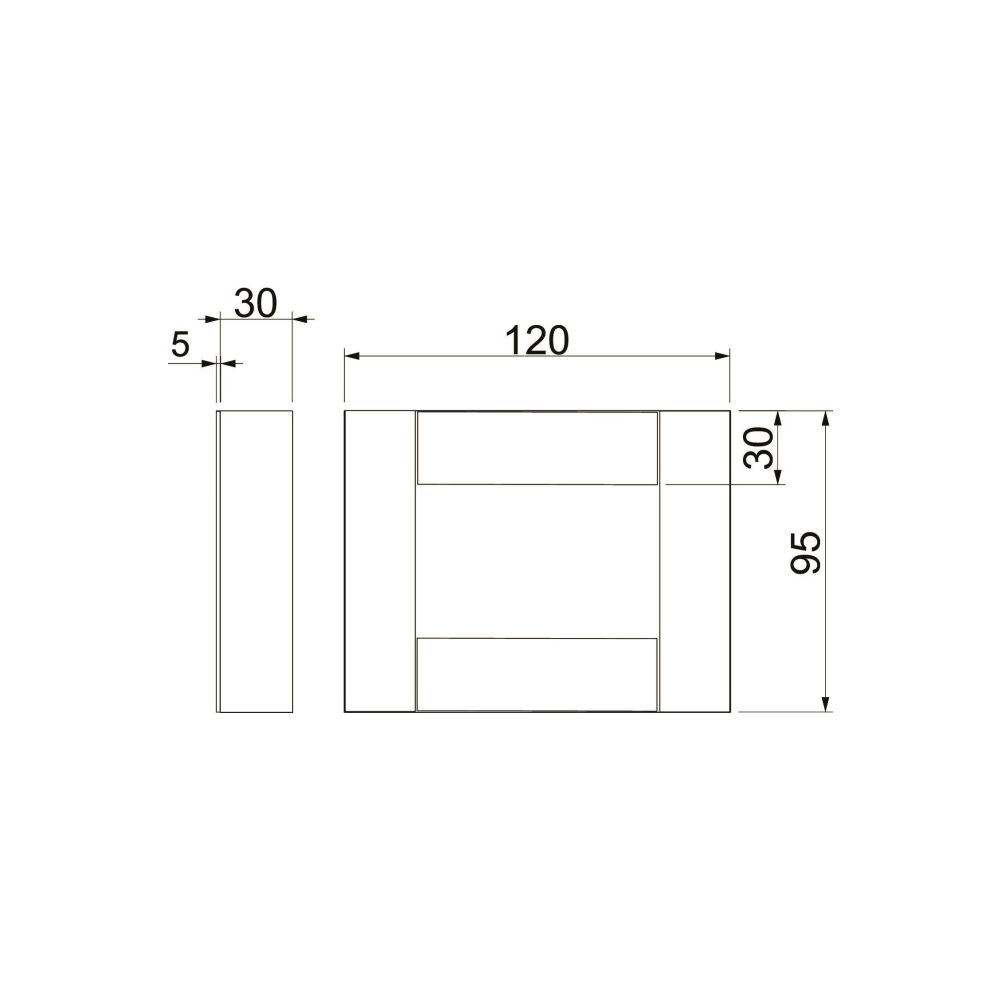 OBO Bettermann Endstück BSK-E090506, 95x120mm, Glasfaser-Leichtbeton, Grau... OBO-7215250 4012195430360 (Abb. 2)