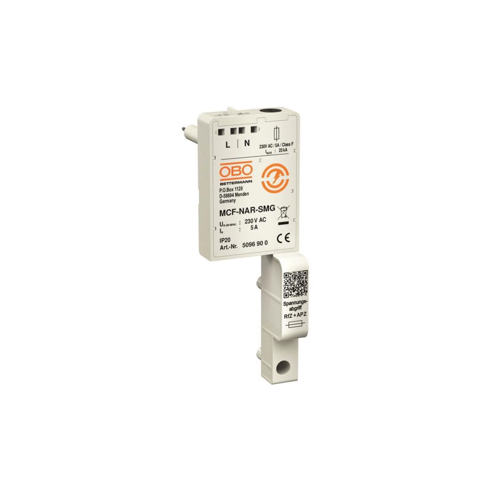 OBO Bettermann Spannungsabgriff MCF-NAR SMG, 5A, 6,3x32mm... OBO-5096900 4012196776368 (Abb. 2)