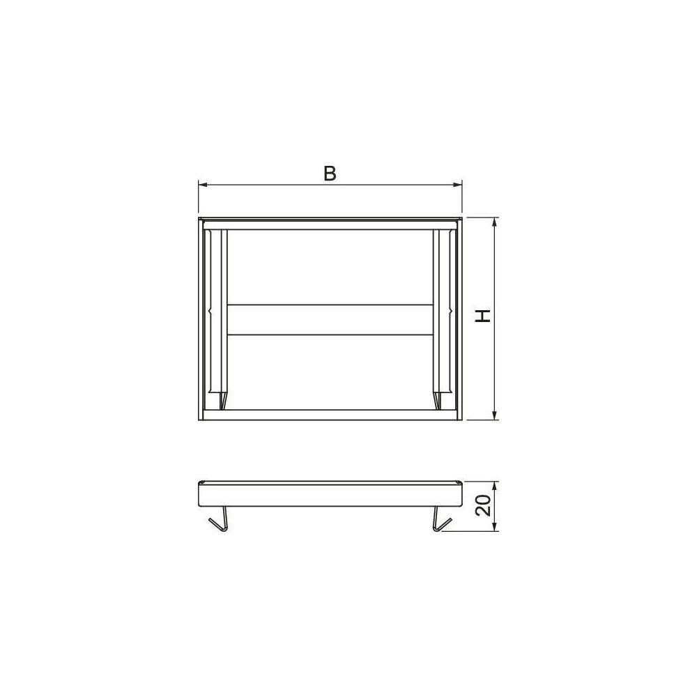 OBO Bettermann Endstück PYROLINE Rapid PLM EP 0810 FS, 105x20x81mm, Stahl, bandverzinkt... OBO-7218090 4012197310226 (Abb. 3)