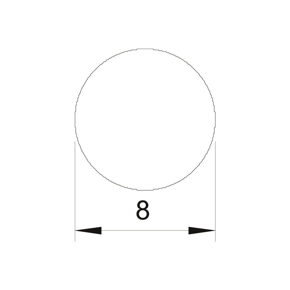 OBO Bettermann Rundleiter RD 8-ALU-T, 8mm, 50mm2, Aluminium... OBO-5021294 4012195901273 (Abb. 2)