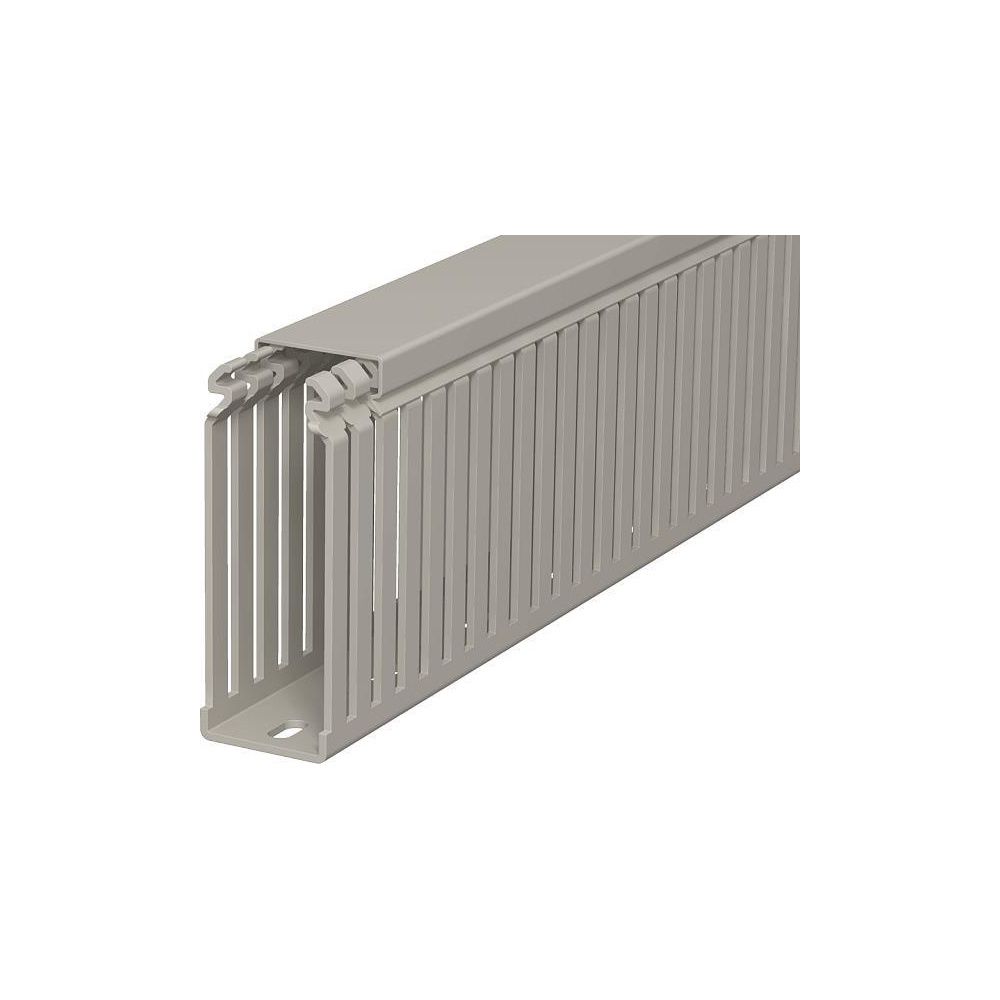OBO Bettermann Verdrahtungskanal LKV 10037, 100x37,5x2000mm, PVC, Grau... OBO-6178334 4012196010806 (Abb. 2)