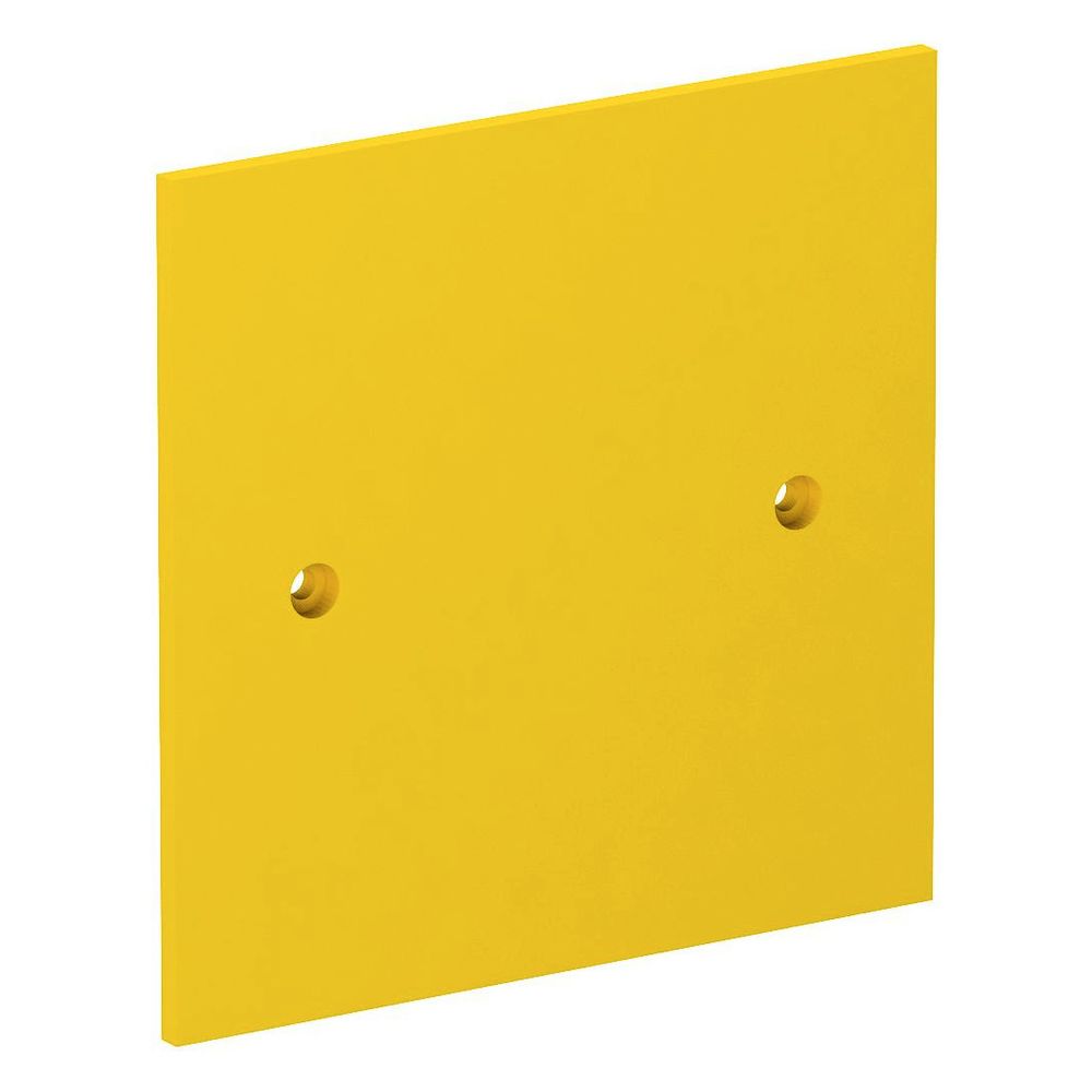 OBO Bettermann Abdeckplatte VH-P1, 95x95mm, Polyamid, Rapsgelb, 6109842... OBO-6109842 4012195125334 (Abb. 2)