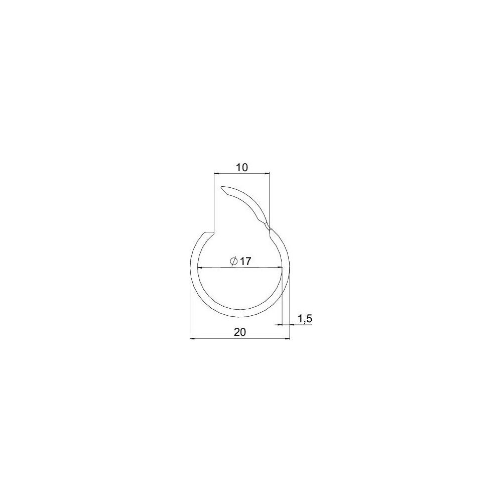 OBO Bettermann Quick-Pipe 2953 M20, 2m, PVC, Lichtgrau RAL7035... OBO-2153912 4012195027799 (Abb. 7)