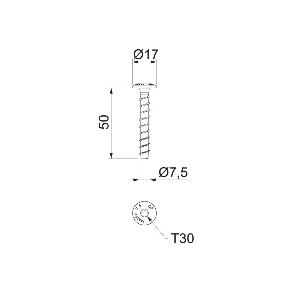 OBO Bettermann Montageschienenanker MMS+ MS 7,5x50, 50mm Länge 6mm Bohrlochdurchmesser, St... OBO-3498261 4012196559664 (Abb. 2)