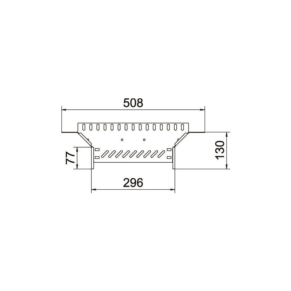 OBO Bettermann Anbau-Abzweigstück RAA 630 FS, 60mm Höhe 300mm Breite, Stahl, Zink... OBO-6042117 4012197337254 (Abb. 2)