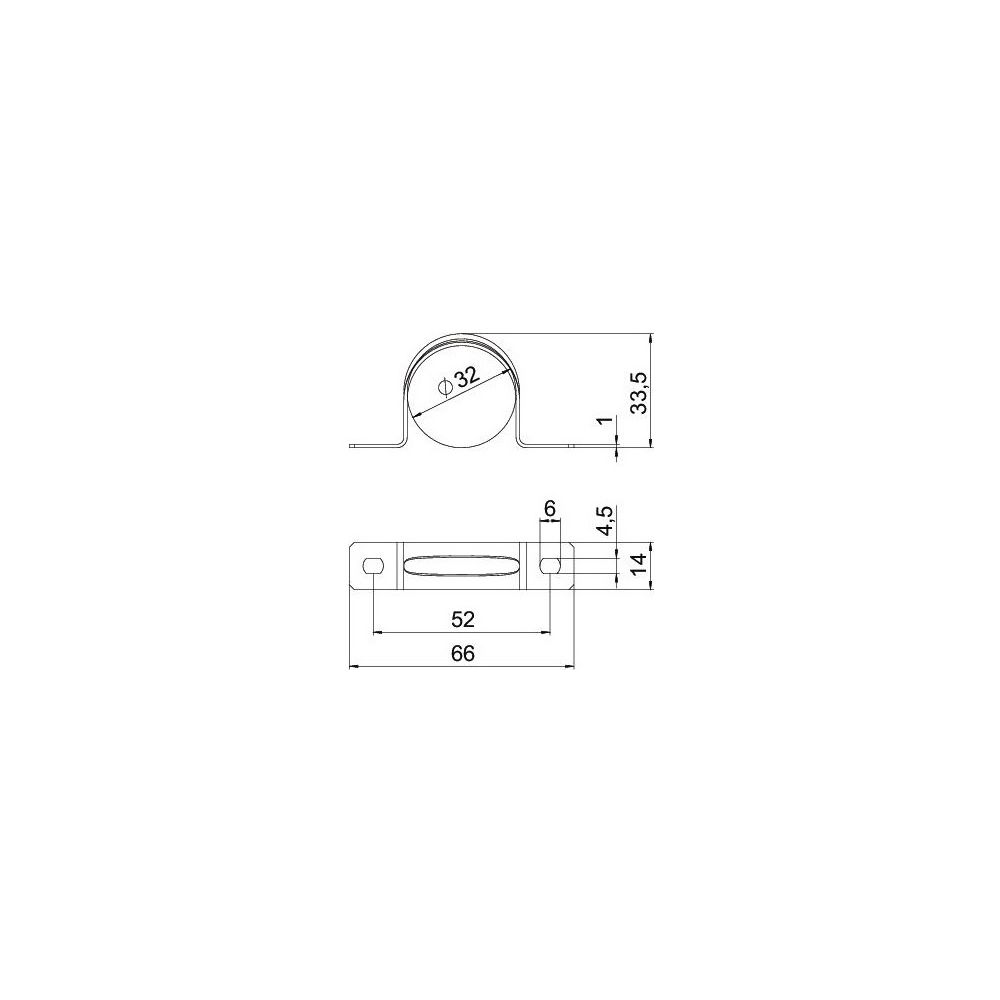 OBO Bettermann Befestigungsschelle 605 32 G, 32mm, Stahl, galvanisch verzinkt... OBO-1018337 4012195017479 (Abb. 4)