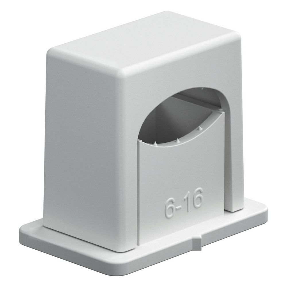 OBO Bettermann Druck-ISO-Schelle 3050 LGR, 6-16mm, Kunststoff, Lichtgrau... OBO-2101017 4012195195252 (Abb. 3)