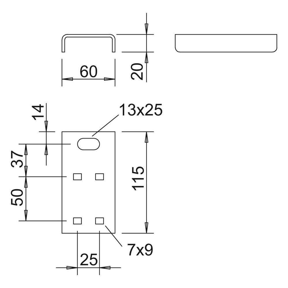 OBO Bettermann Anschlussbauteil ABR, feuerverzinkt, Stahl, Zink... OBO-6364942 4012196501731 (Abb. 2)