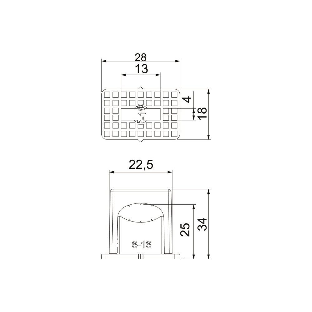OBO Bettermann Druck-ISO-Schelle 3050 LGR, 6-16mm, Kunststoff, Lichtgrau... OBO-2101017 4012195195252 (Abb. 2)