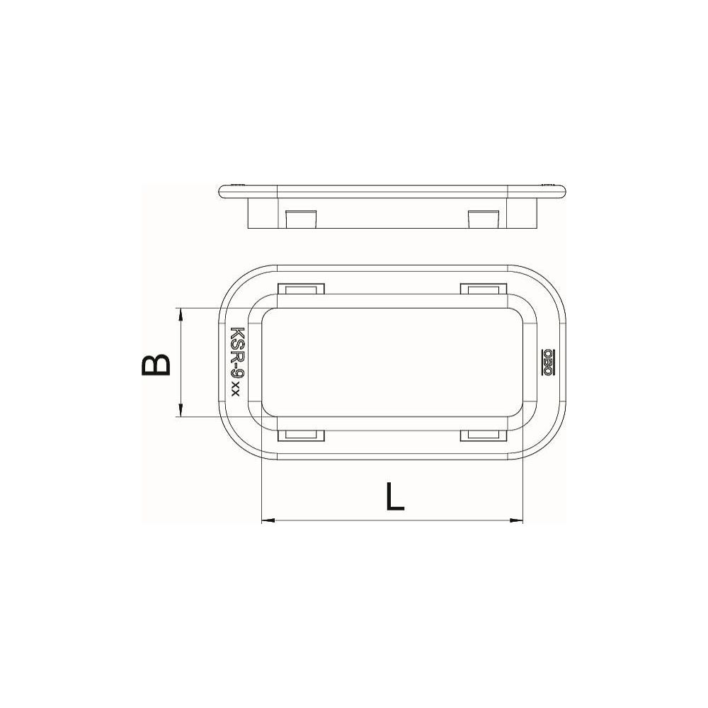 OBO Bettermann Kabelschutzring KSR-915 PE, geeignet für Kabelrinne, Kunststoff, Grau... OBO-6066704 4012196065110 (Abb. 3)