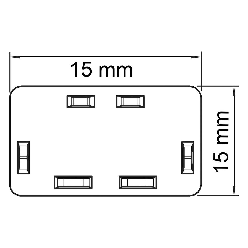 OBO Bettermann Endstück WDK/HE 40040, 40x40mm, Kunststoff, Lichtgrau... OBO-6183727 4012196674299 (Abb. 3)