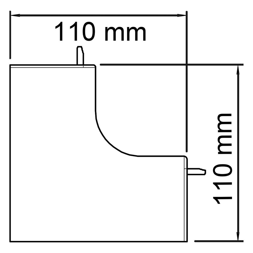OBO Bettermann Inneneckhaube WDK HI 40060, 40x60mm, Kunststoff, Lichtgrau... OBO-6182127 4012196674954 (Abb. 2)