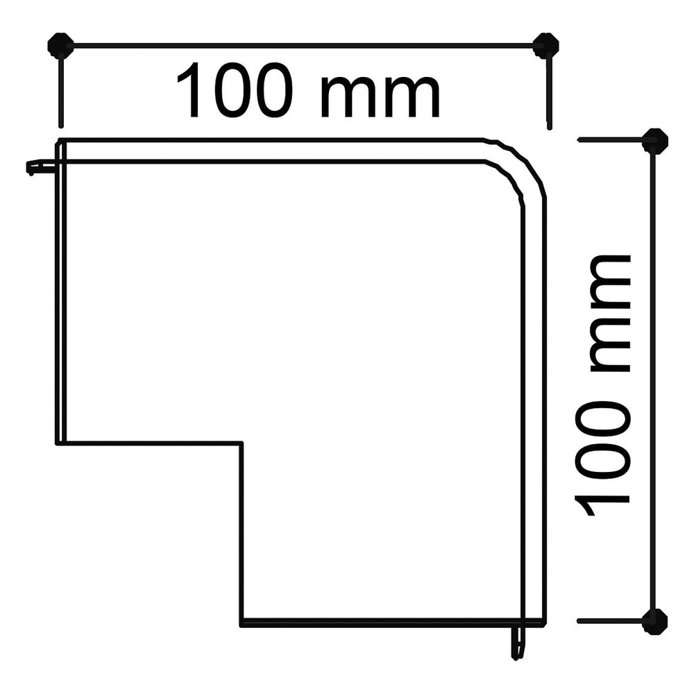 OBO Bettermann Außeneckhaube WDK HA 40060, 40x60mm, Kunststoff, Reinweiß... OBO-6192254 4012196795550 (Abb. 2)