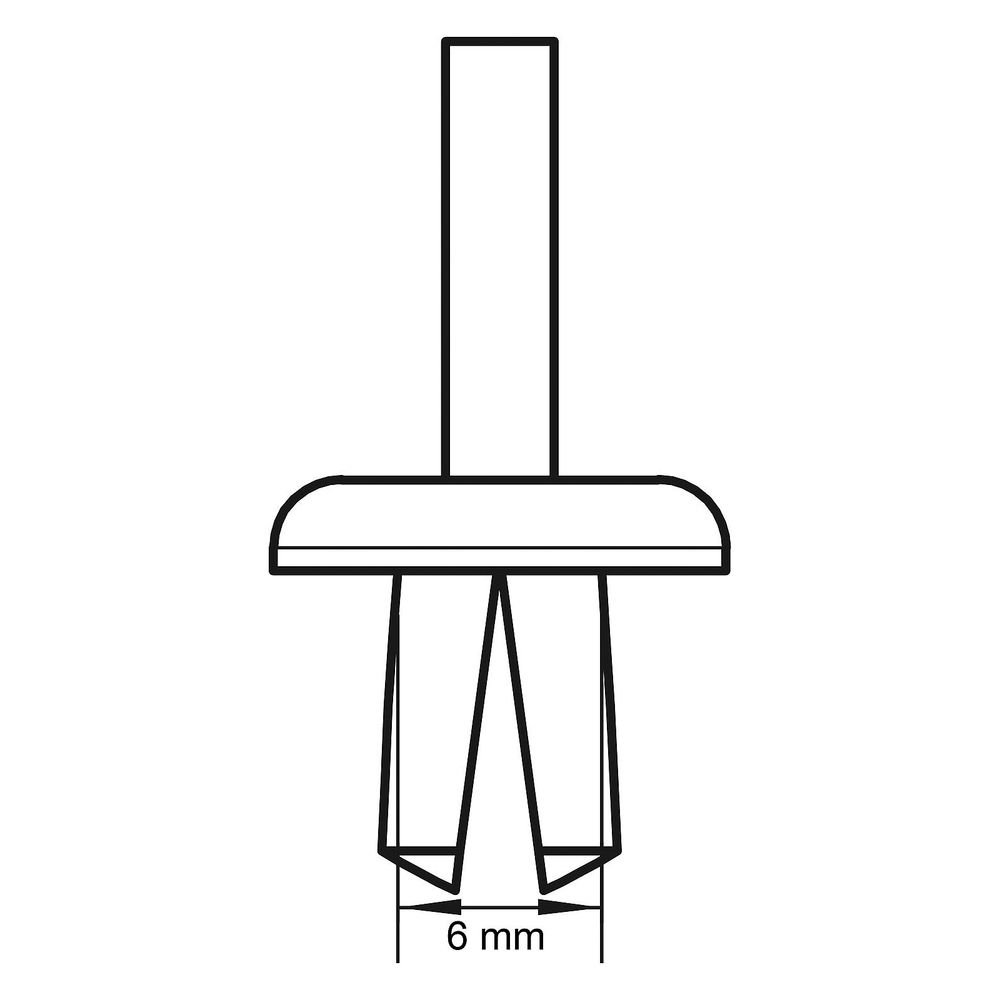 OBO Bettermann Spreizniet KSN22, 6,5mm Lochdurchmesser, 2,8-4mm Klemmbereich, PA, Lichtgra... OBO-6178525 4012196337057 (Abb. 2)