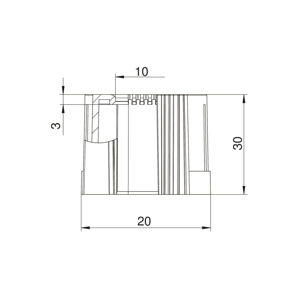 OBO Bettermann Rohrendtülle 129 TB M16, steck, Polyethylen, Grau... OBO-2047812 4012196332243 (Abb. 2)