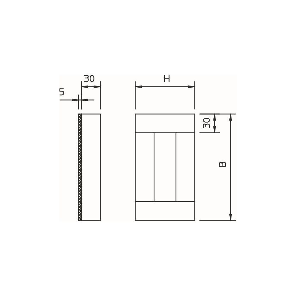 OBO Bettermann Endstück BSK-E090506, 95x120mm, Glasfaser-Leichtbeton, Grau... OBO-7215250 4012195430360 (Abb. 3)