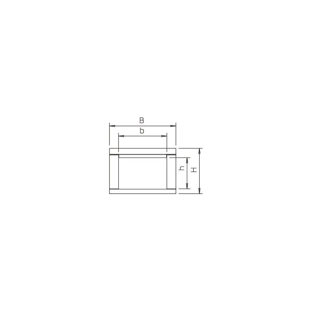 OBO Bettermann Brandschutzkanal PYROLINE Con D BSK 091026, 105x260mm, 1000mm, Glasfaser-Le... OBO-7215166 4012196025312 (Abb. 3)