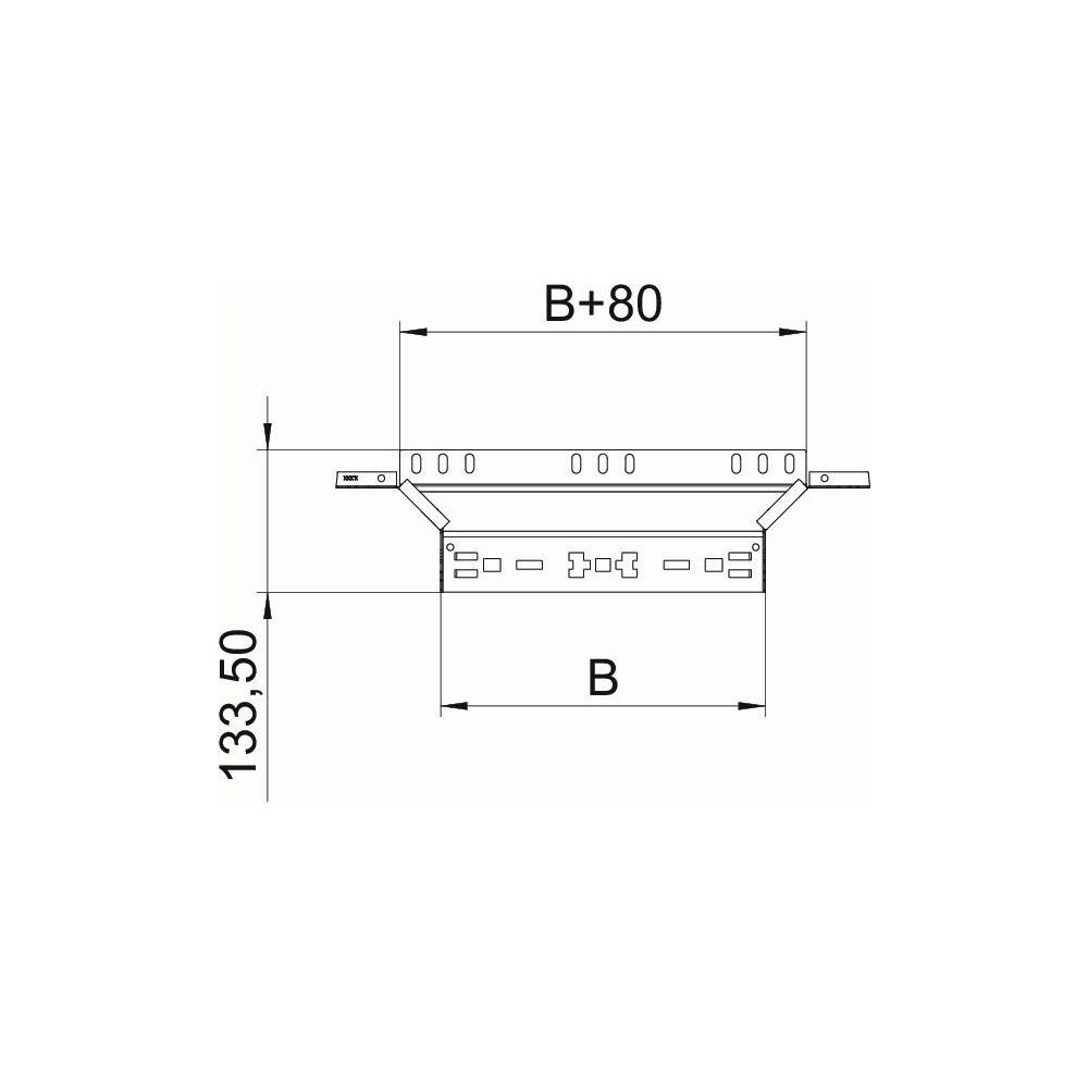 OBO Bettermann Anbau-Abzweigstück Magic RAAM 630 FS, 60x300mm, Stahl, Zink... OBO-6041236 4012195878629 (Abb. 2)