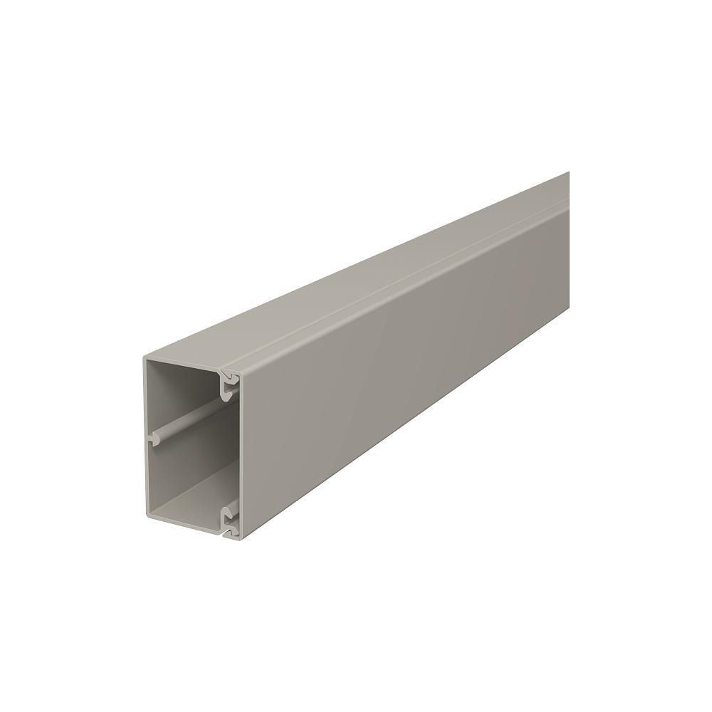OBO Bettermann Leitungsführungskanal WDK 40x60x2.000mm, Bodenlochung, PVC, Grau... OBO-6025633 4012196029112 (Abb. 2)