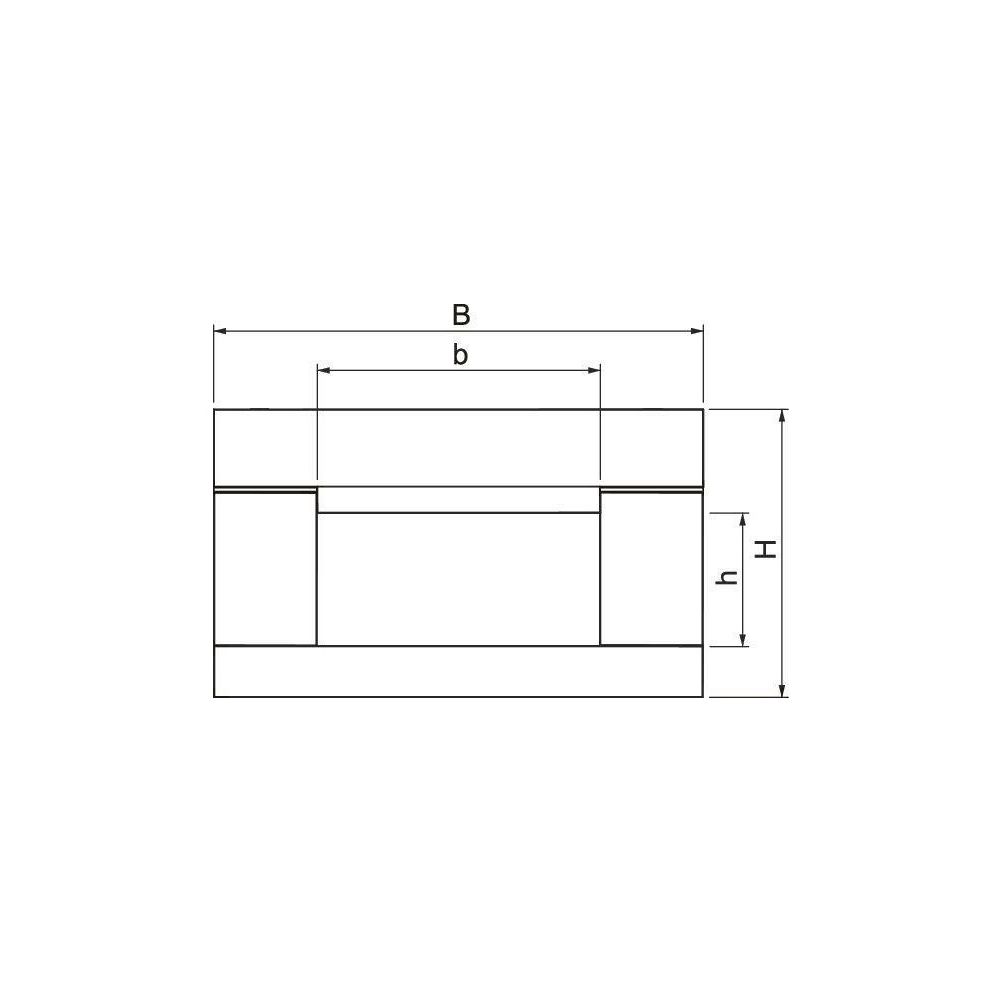 OBO Bettermann Brandschutzkanal BSKD09-K0511, 110x190x1000mm, Glasfaser-Leichtbeton, Grau,... OBO-7215139 4012197308209 (Abb. 3)