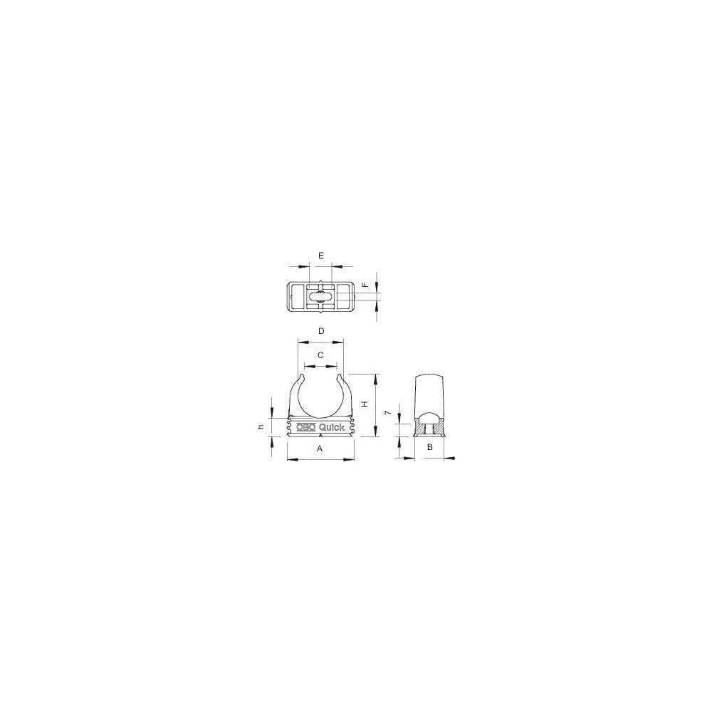 OBO Bettermann Quick-Schelle 2955 M25, M25, Polypropylen, Schwarz... OBO-2149567 4012195616399 (Abb. 3)