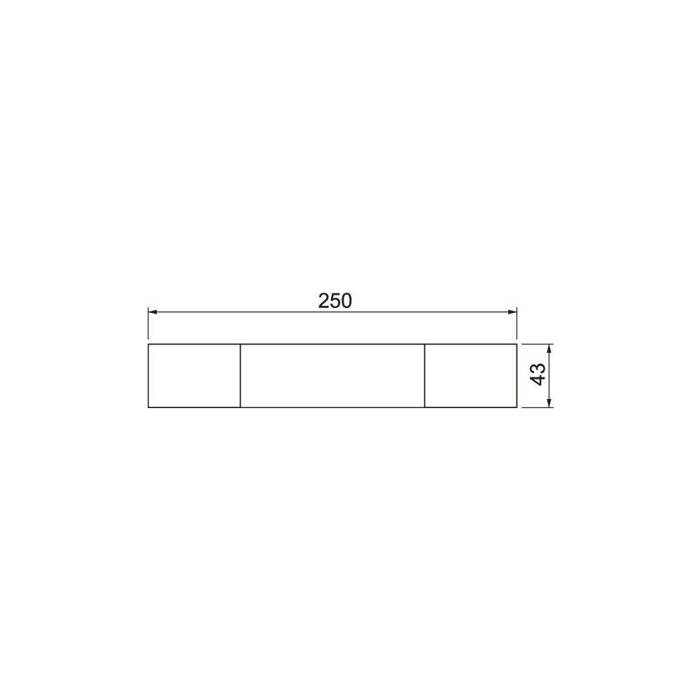 OBO Bettermann Kennzeichnungsschild KS-K DE, 43mm, PVC, Weiß... OBO-7214734 4012196591398 (Abb. 2)