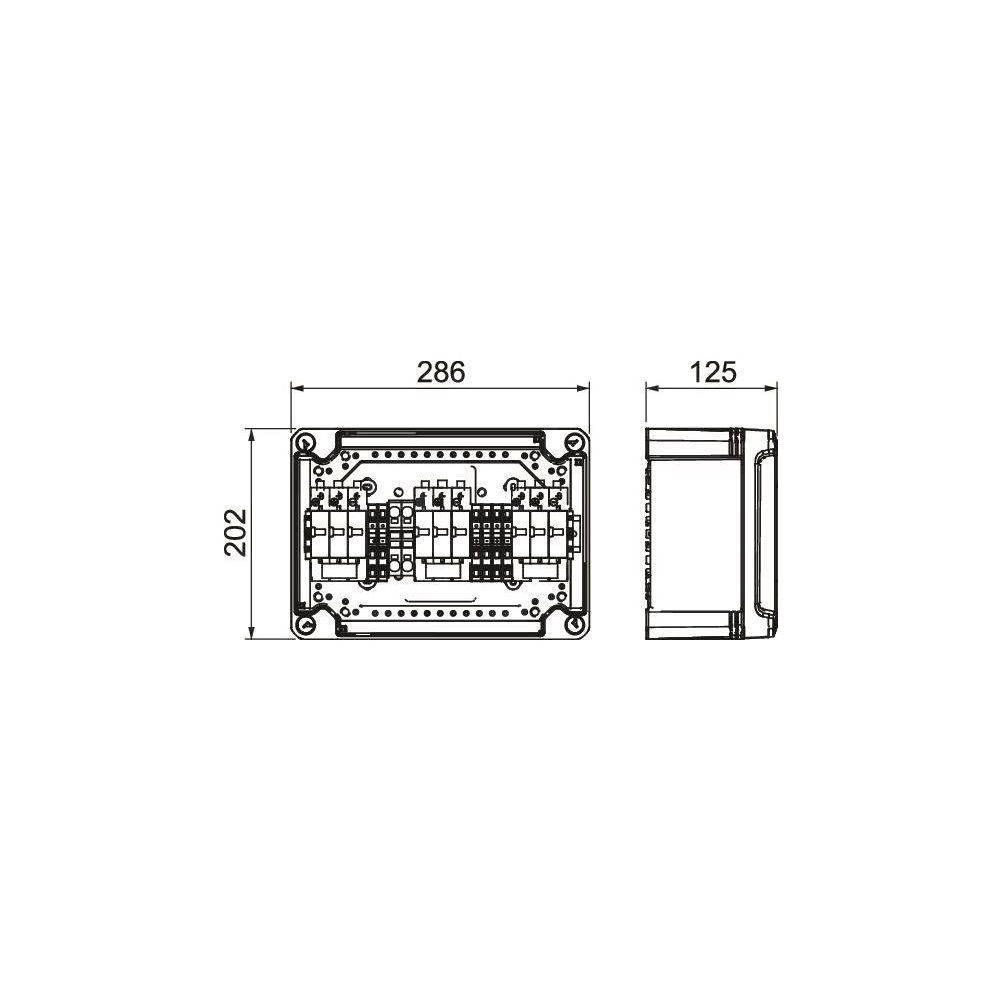 OBO Bettermann Generatoranschlusskasten PVG-BC 900K 111, 900V, 3x1 String, IP67, Kunststof... OBO-5088420 4012197365103 (Abb. 2)