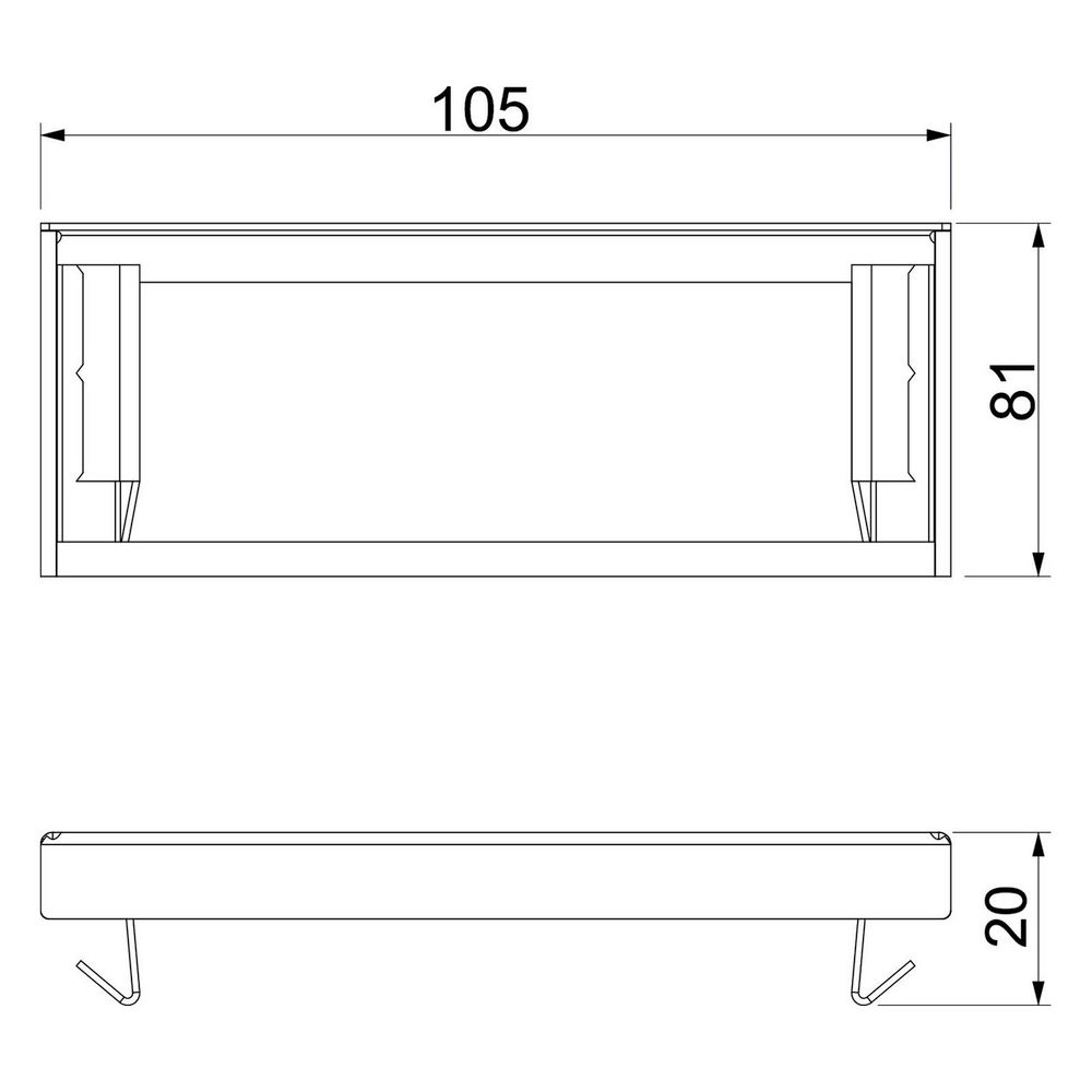 OBO Bettermann Endstück PYROLINE Rapid PLM EP 0810 FS, 105x20x81mm, Stahl, bandverzinkt... OBO-7218090 4012197310226 (Abb. 5)