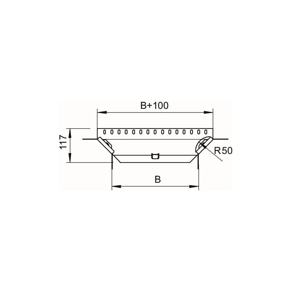 OBO Bettermann Anbau-Abzweigstück RAA 610, 60x100mm, Stahl, bandverzinkt... OBO-6040403 4012196379392 (Abb. 4)