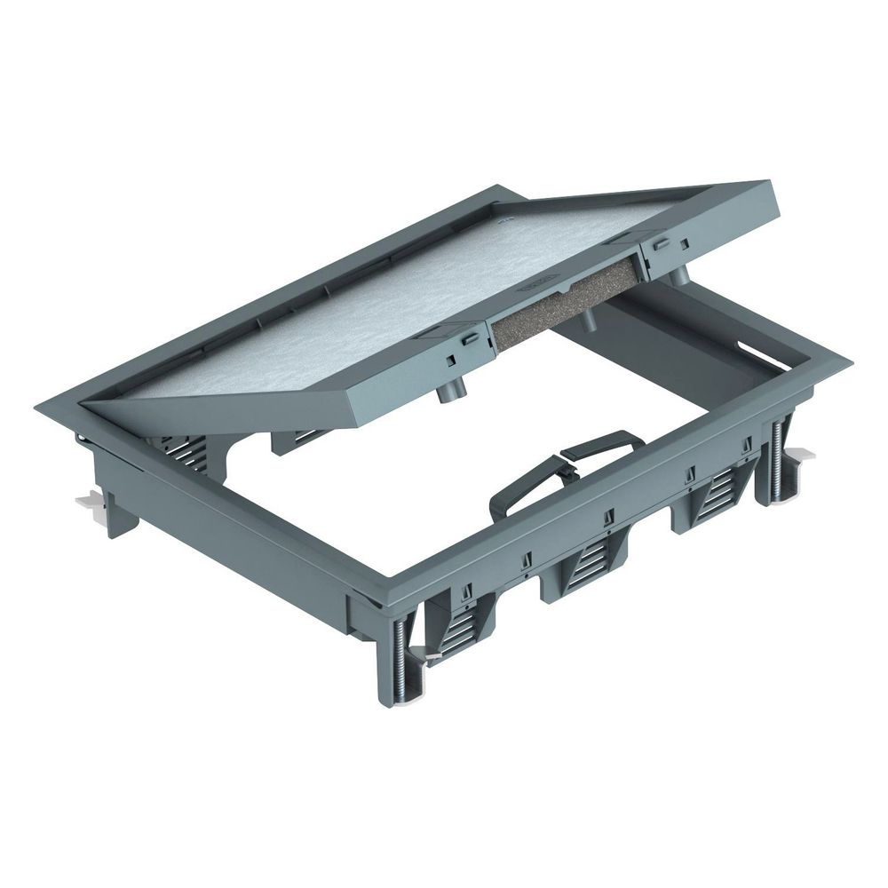 OBO Bettermann Geräteeinsatz GES6-2U10T, 274x221x66mm, Kunststoff, Grau... OBO-7405321 4012195883616 (Abb. 4)