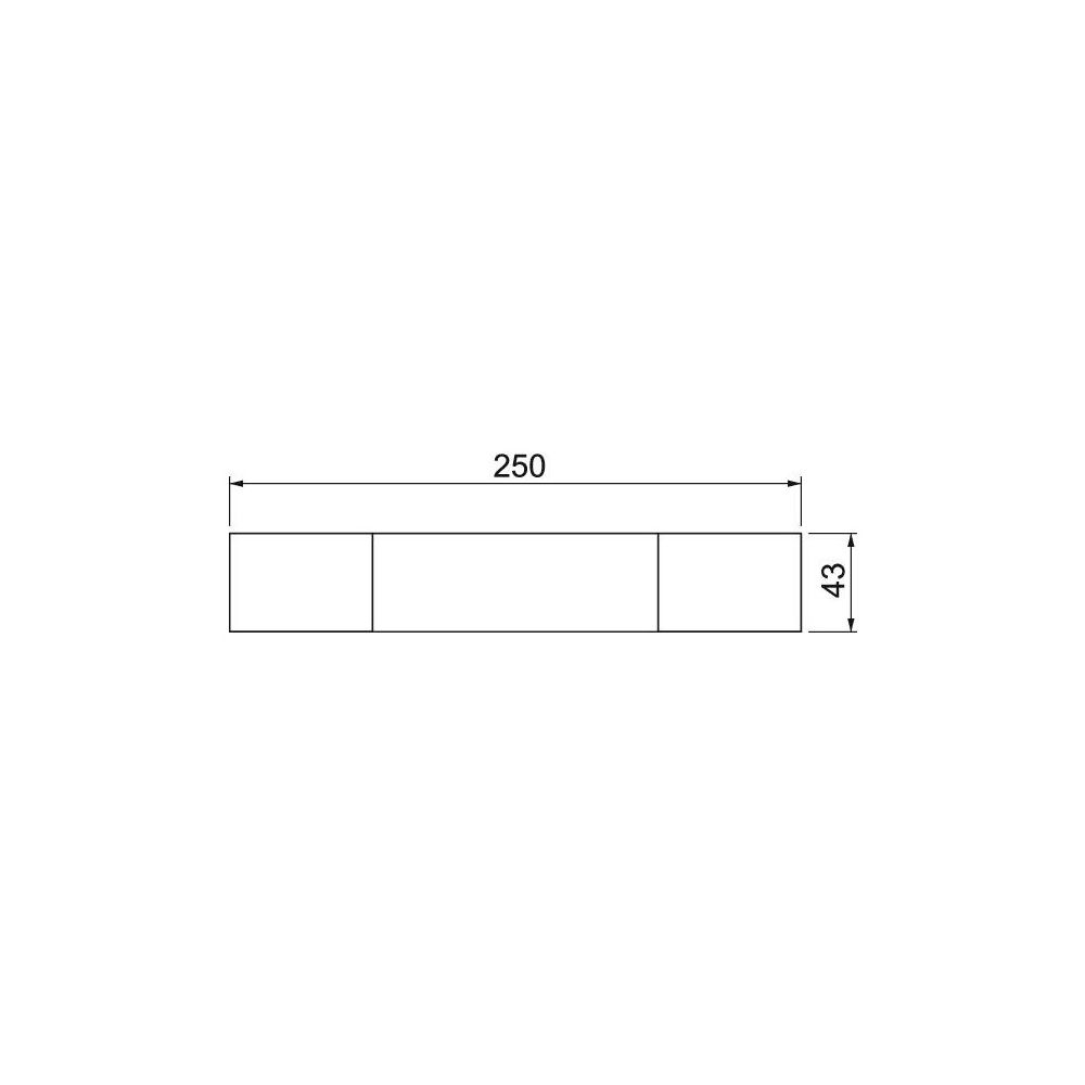 OBO Bettermann Kennzeichnungsschild KS-K DE, 43mm, PVC, Weiß... OBO-7214734 4012196591398 (Abb. 4)