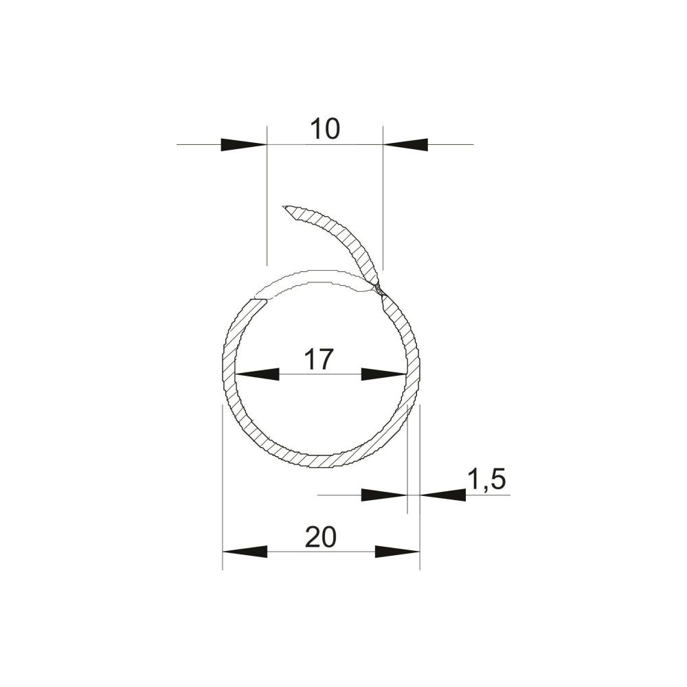 OBO Bettermann Quick-Pipe 2953 M20, 2m, PVC, Lichtgrau RAL7035... OBO-2153912 4012195027799 (Abb. 4)