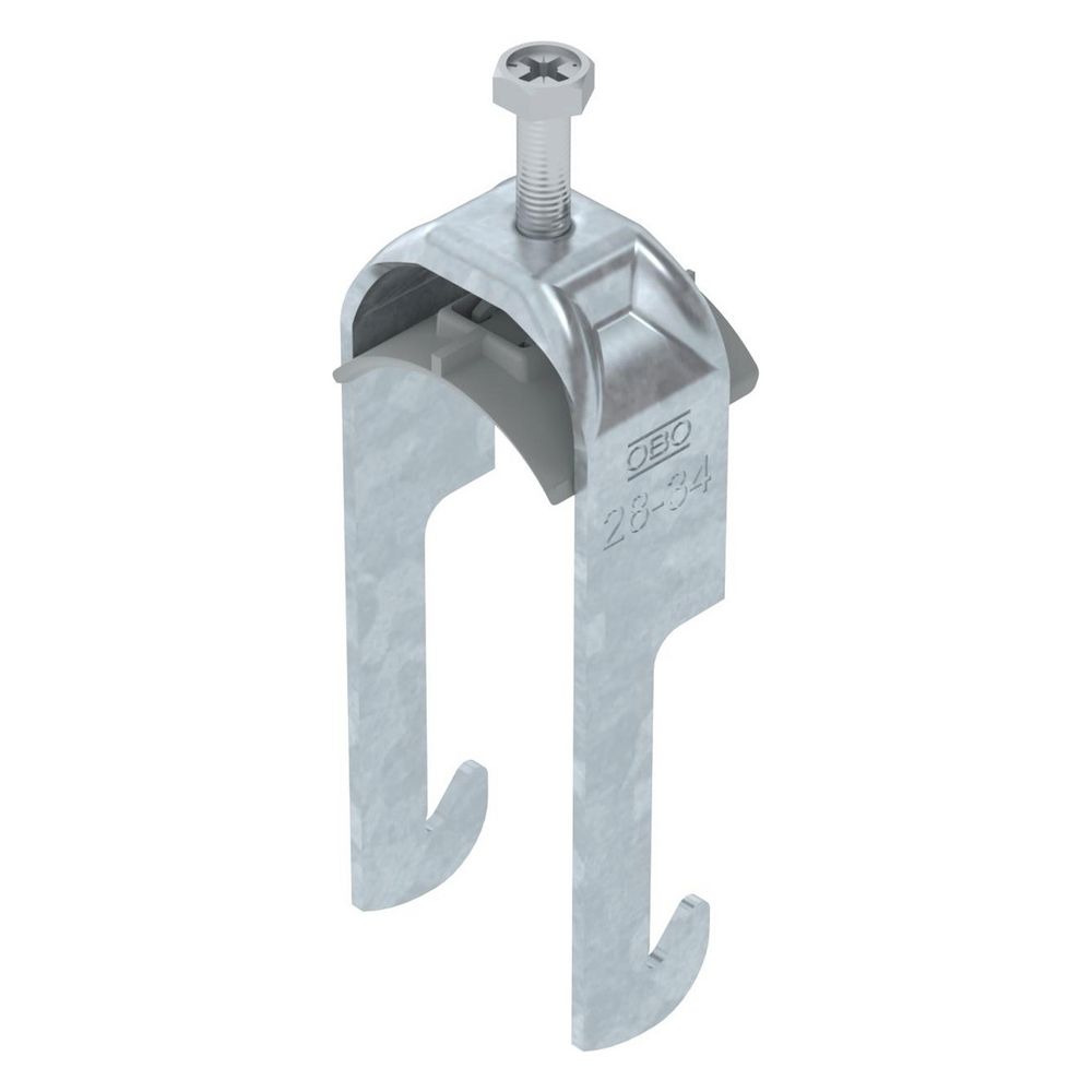 OBO Bettermann Bügelschelle 2056 BS-W1-K-34, Spannbereich 28-34mm, Stahl, feuerverzinkt... OBO-1187726 4012196854400 (Abb. 4)