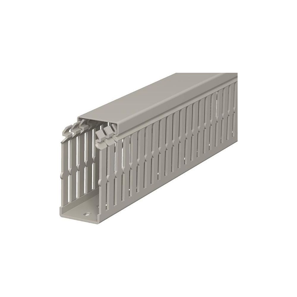 OBO Bettermann Verdrahtungskanal LKV N 75037, 75x37,5x2000mm, PVC, Steingrau... OBO-6178422 4012196013319 (Abb. 2)