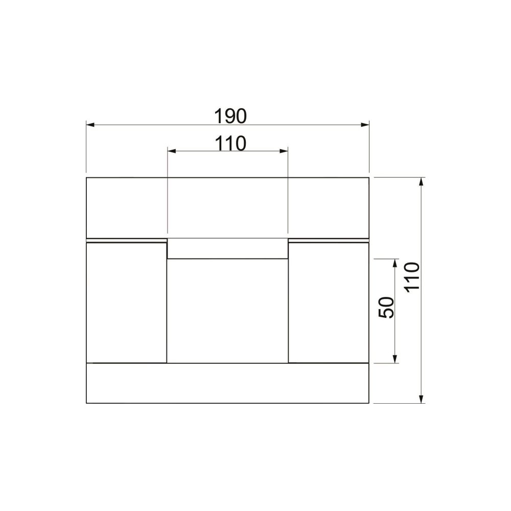 OBO Bettermann Brandschutzkanal BSKD09-K0511, 110x190x1000mm, Glasfaser-Leichtbeton, Grau,... OBO-7215139 4012197308209 (Abb. 2)