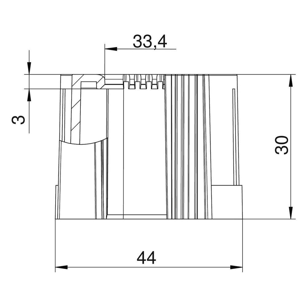 OBO Bettermann Rohrendtülle 129 TB M40, stecken, Polyethylen, Grau... OBO-2047863 4012196332281 (Abb. 4)
