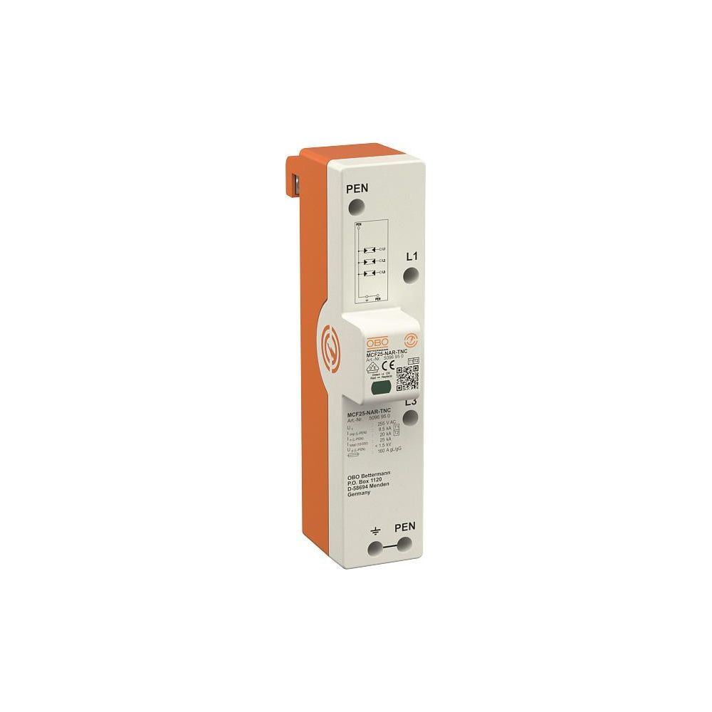 OBO Bettermann Kombiableiter MCF25-NAR-TNC, 255V, 35mm2, IP20... OBO-5096950 4012196585588 (Abb. 2)
