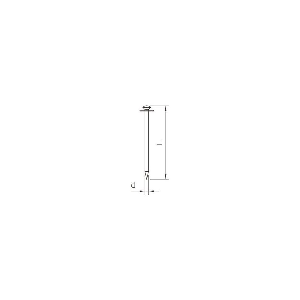OBO Bettermann Impu-Stahlnagel 500 12, 2x12mm, Stahl, Blau angelassen, 3360121... OBO-3360121 4012195292999 (Abb. 3)